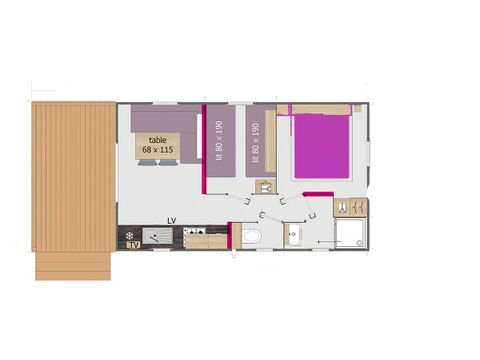 CASA MOBILE 4 persone - ( n°26)