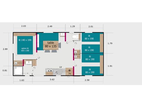 Mobile home 6 persons - Louisiana
