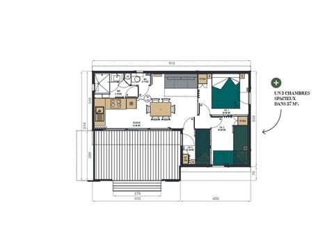 CHALET 7 personas - Premium 3 dormitorios