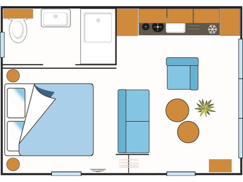 LODGE 2 people - Lodge Nature view