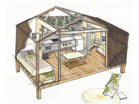 Tent 4 personen - Maori Eco Tent