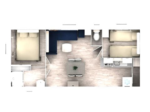 Mobile home 4 persons - Evolution