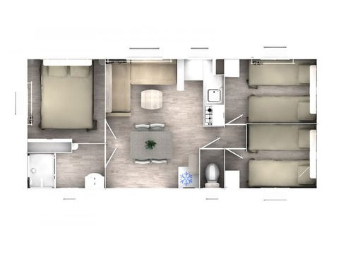 Mobile home 6 persons - EVOLUTION