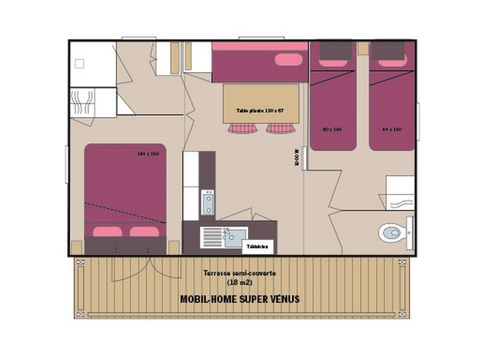 MOBILE HOME 5 people - Super Venus