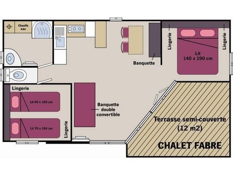 CHALET 6 people - Fabre