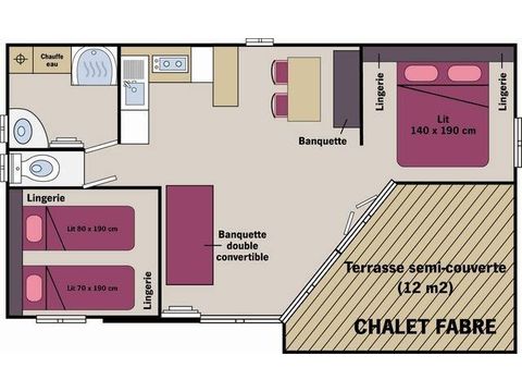CHALET 6 people - Fabre