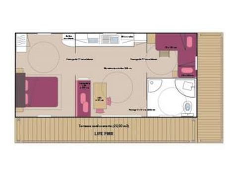 MOBILHOME 6 personnes - Life PMR