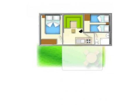 Mobile home 4 persons - Baia Blu