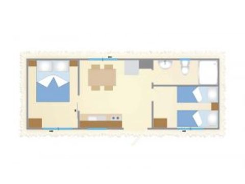 Mobile home 4 persons - Baia Borghese