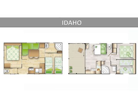 Mobile home 4 persons - IDAHO ECO.