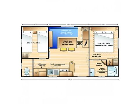 Mobile home 4 persons - LOT