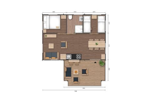 TENTE TOILE ET BOIS 5 personnes - Safari Dreamer