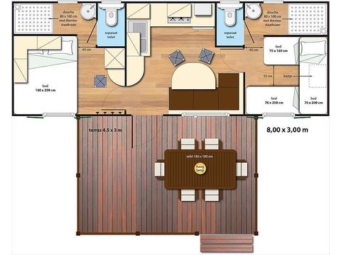 CASA MOBILE 5 persone - SunLodge Acero