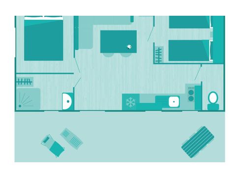 Mobile home 4 persons - CLIM