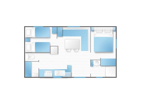 Mobile home 4 persons - Cottage Comfort