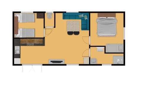 CASA MOBILE 4 persone - Carrelet