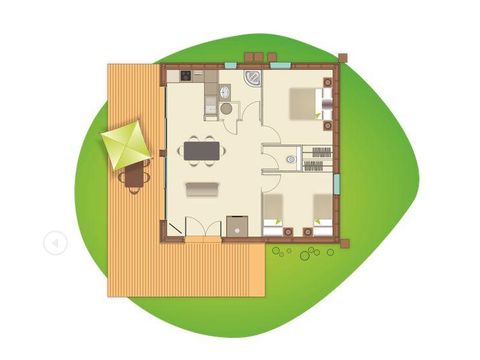 CHALET 6 persone - 2 camere da letto