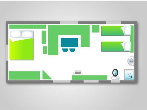 MOBILE HOME 4 people - 20 m²