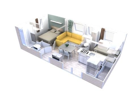 Mobile home 4 persons - Nautic 2 bedrooms 29m² 2019