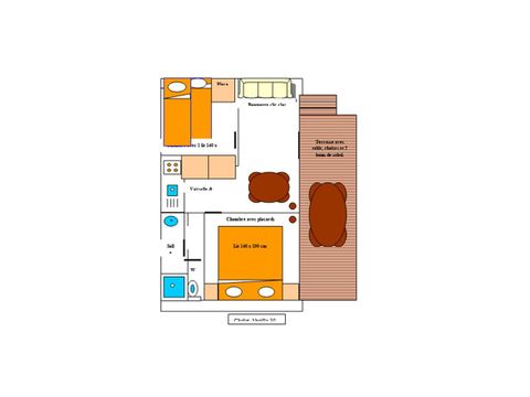 Mobile home 7 persons - La Charente Village