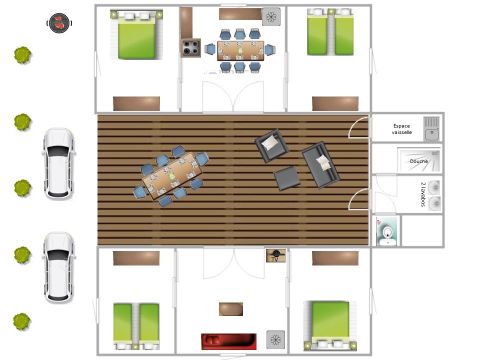 Mobile home 8 persons - Tribe