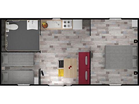 CASA MOBILE 4 persone - Comfort 2 camere PMR