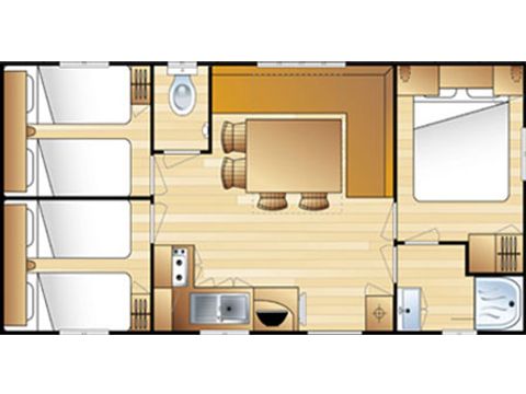 BUNGALOW 8 personnes - MH IRM 2011 32m2 -25