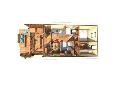 BUNGALOW 5 personnes - LODGE DE L'ETANG (PREMIUM+)