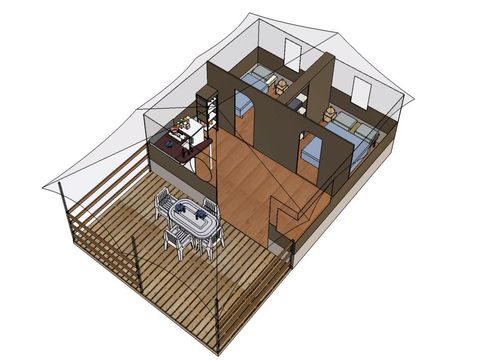 TENDA DA CAMPEGGIO 5 persone - LIBERAZIONE
