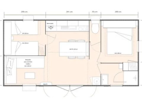 CASA MOBILE 4 persone - RESIDENZA GRAND CONFORT