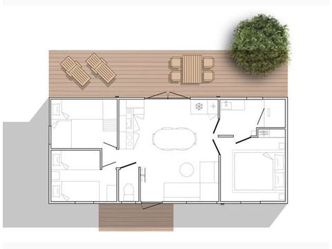 Mobilhome 6 personnes - VIP