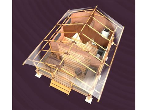 LODGE 5 Personen - Lodge ohne Sanitäranlagen