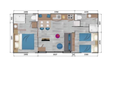 Casa mobile 4 persone - MH 2 Premium Spa