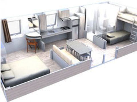 Mobile home 4 persons - OPTIMEO