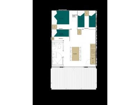 Safarizelt 6 Personen - LODGE GRAND CONFORT TIBYDI