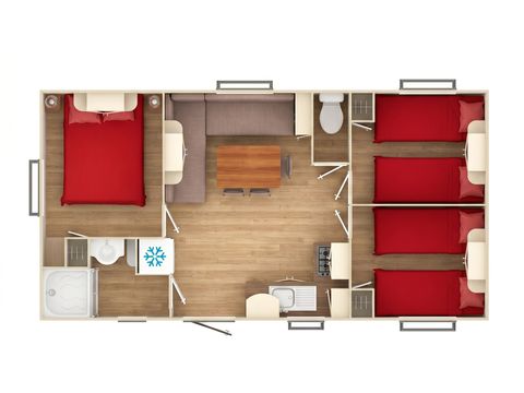CASA MOBILE 6 persone - CLIM