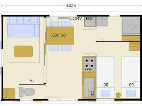 CASA MOBILE 4 persone - Bikini Ridorev