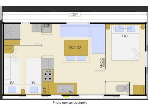 Stacaravan 4 personen - Ibiza