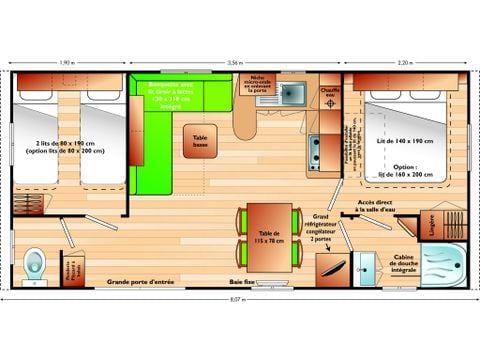 Mobile home 4 persons - Cottage