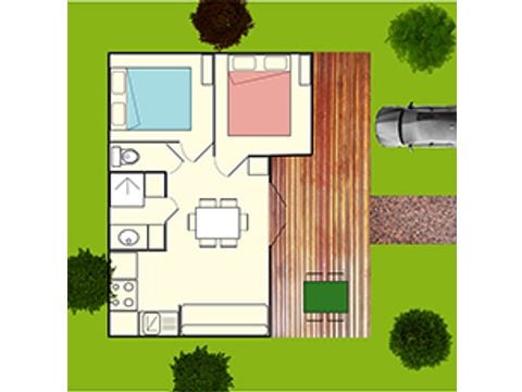 CHALET 6 people - BALNEAR