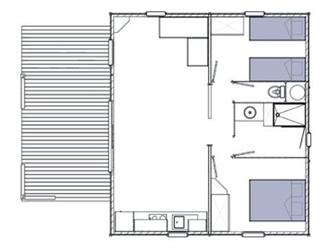 Chalet 5 persons - OCKLAND