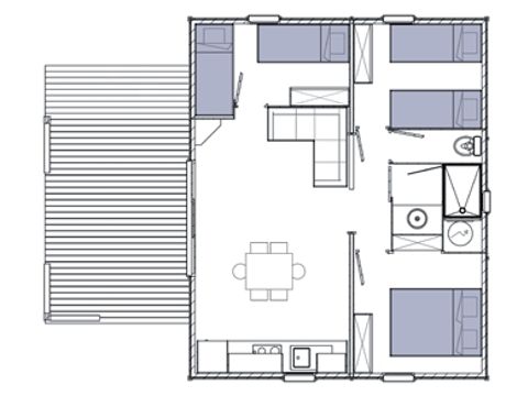 CHALET 6 persone - OCKLAND