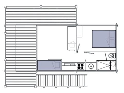 Chalet 4 personen - PILOTIS