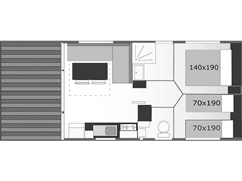 Stacaravan 4 personen - MOREA
