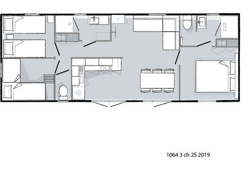 MOBILE HOME 8 people - Aloa Sunday 6/8 prs