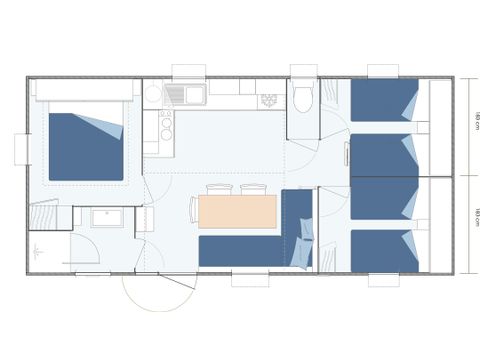 MOBILHOME 6 personas - Bali