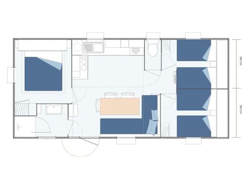 MOBILHOME 6 personnes - Bali