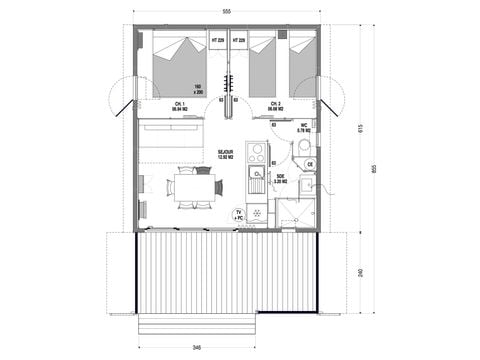 CHALET 6 personnes - Chalet Casane 2 chambres