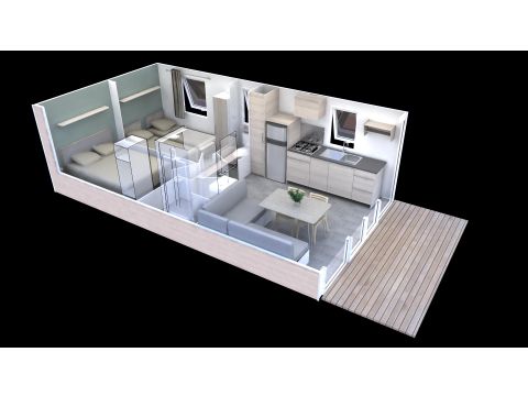 Mobile home 6 persons - CASITA LIMON - 26m²- 2 bedrooms