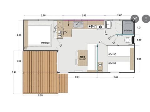 MOBILHOME 6 personnes - ILARGGIA